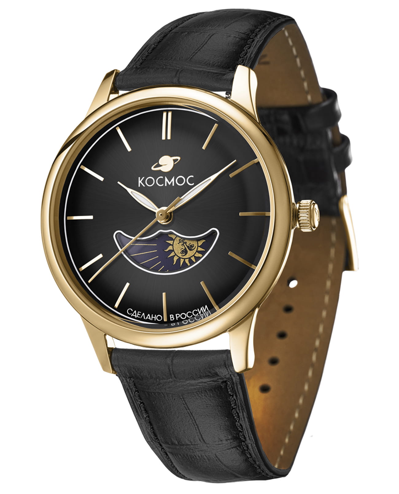 Космос Космос Солнце и Луна K 617.21.31 , наручные женские часы фото под углом